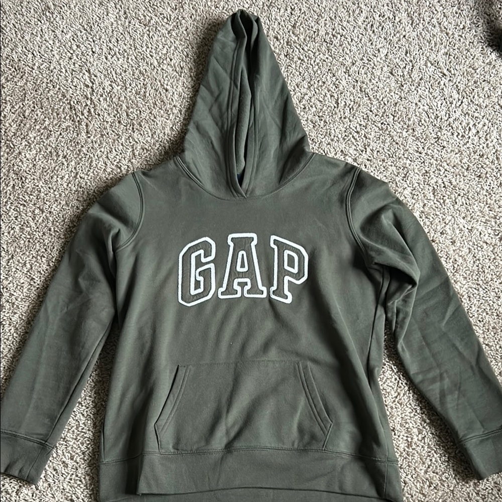 GAP Olive Green Pullover Hoodie